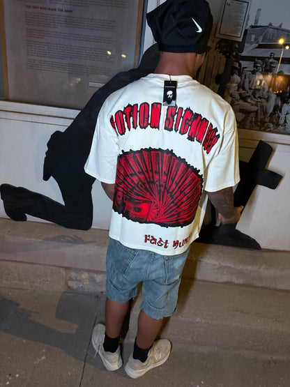 Motion Sickness Tees (CRM x RED)