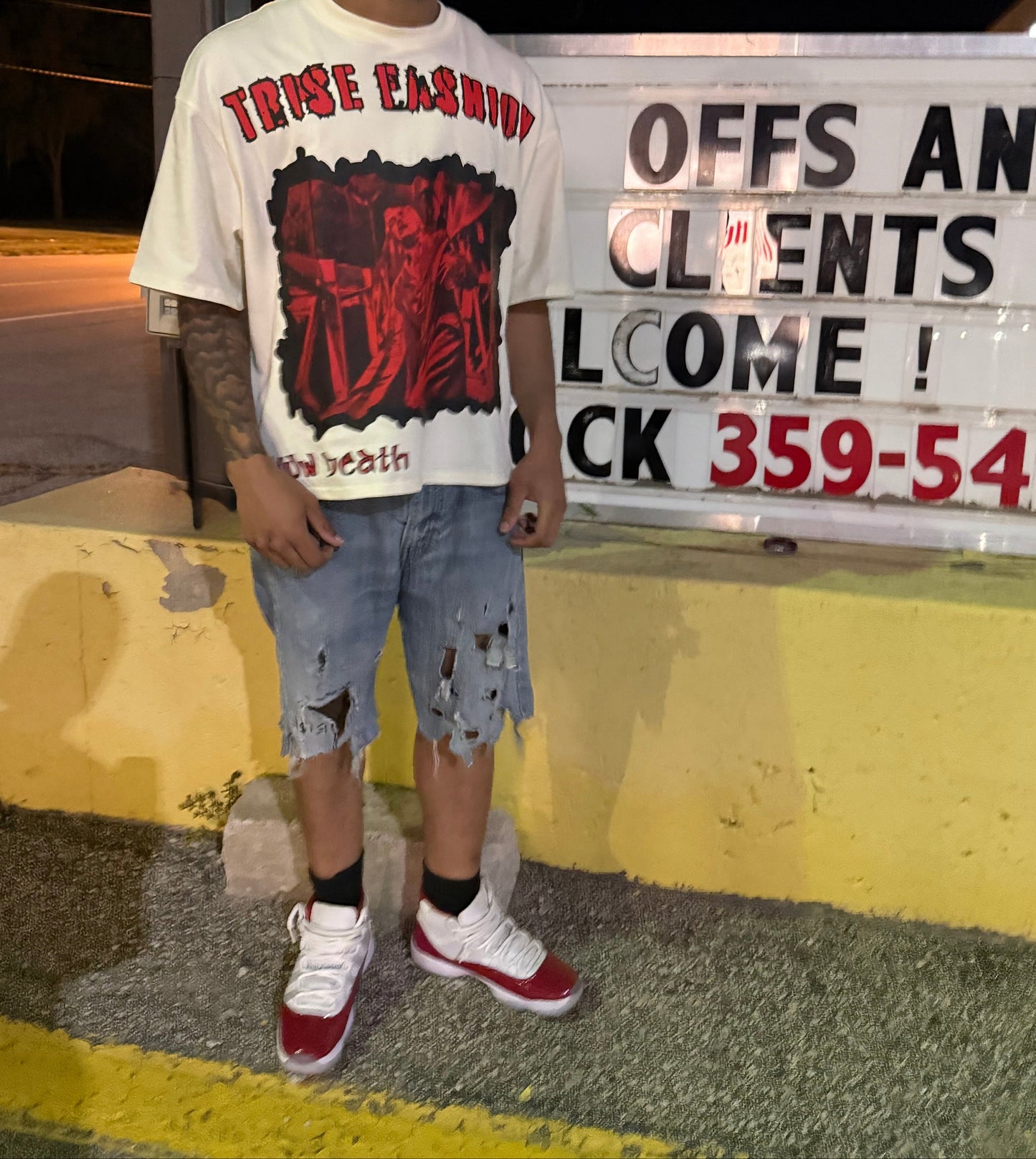 Motion Sickness Tees (CRM x RED)