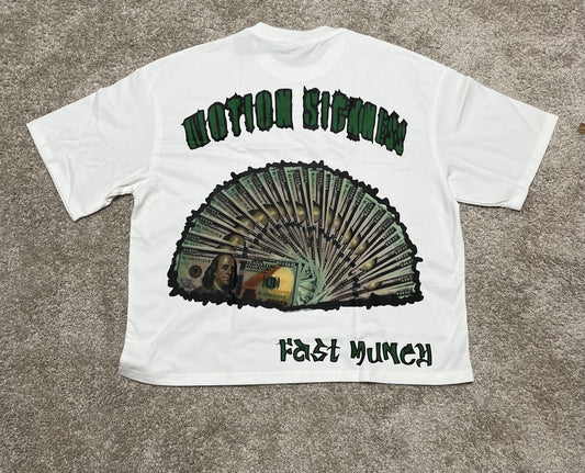 Motion Sickness Tee (WHTxGRN)